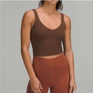 lululemon athletica Brown Tank Top